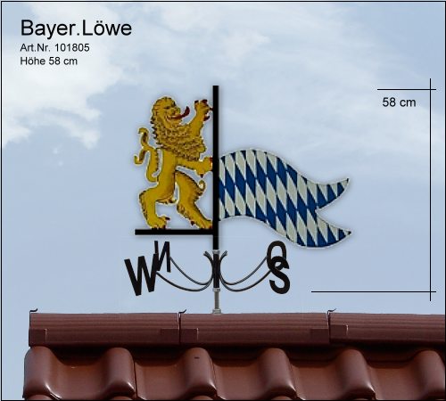 Dachschmuck bayerischer Löwe